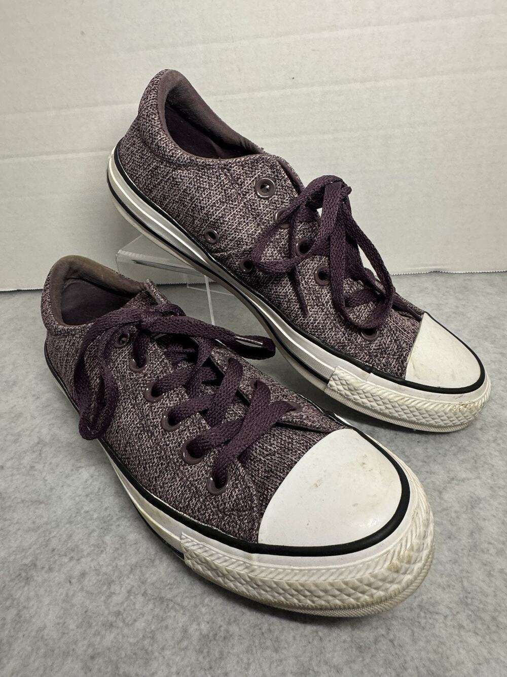 Converse Chuck Taylor Madison Purple Tweed Knit Plum Women’s 8